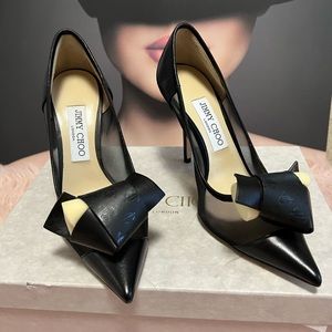 Jimmy Choo Lani 100, size 37.5, mesh black